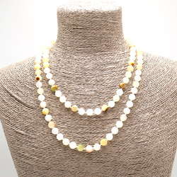 Бусы из оникса белого шар 8мм