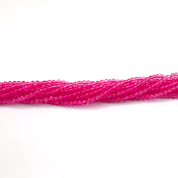 Ювелирное стекло цвет розовый грань