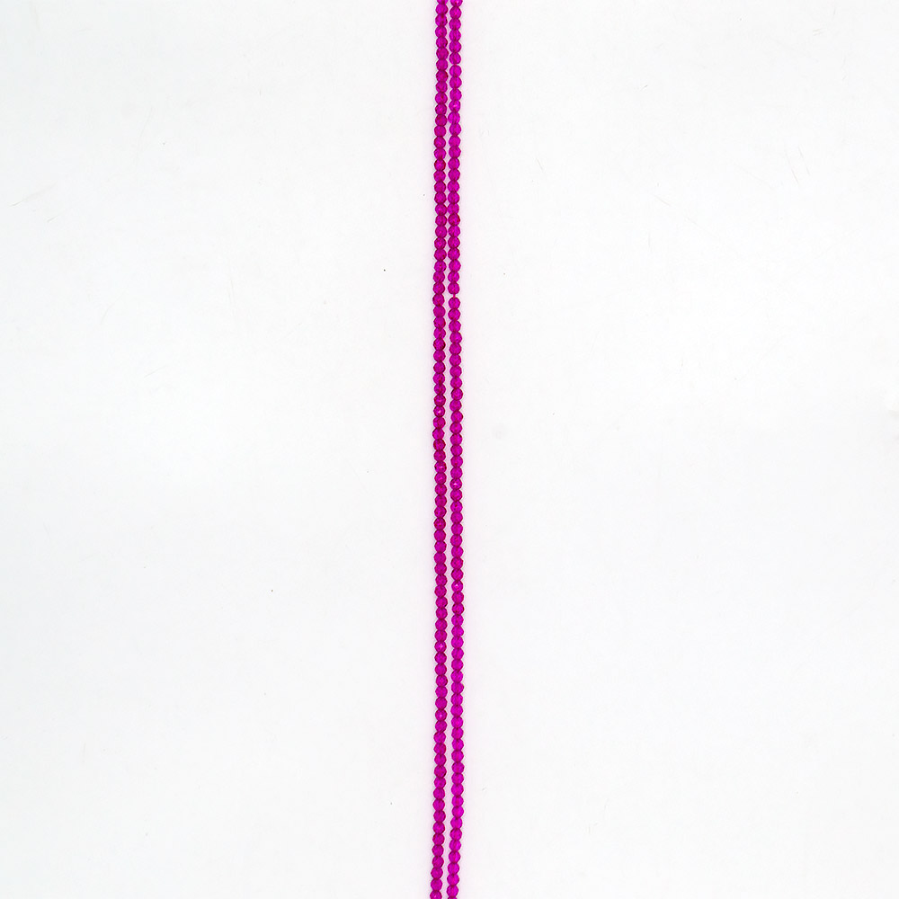 Ювелирное стекло цвет фуксия грань