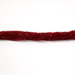 Фото товара ювелирное стекло цвет красный грань