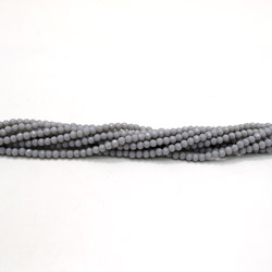 Ювелирное стекло серое матовое шар 3 мм грань
