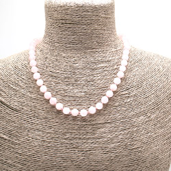 Бусы из розового кварца 8мм