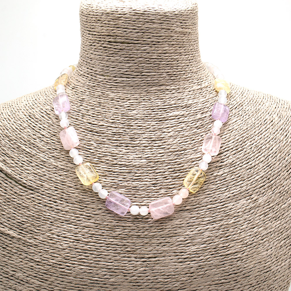 Фото товара бусы из самоцветов прямоугольник 16*12 мм