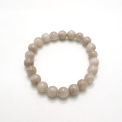 Фото товара браслет из кальцита тонированного серым