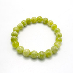 Браслет из кварца цвет хризолит 8 мм