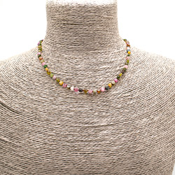 Бусы из турмалина таблетка 5 мм