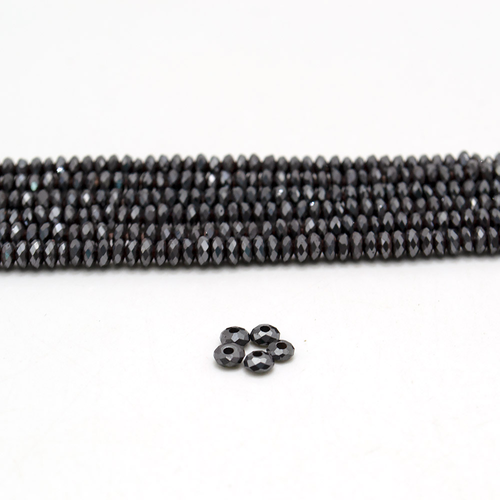 Фото товара гематит диск грань люкс 4*2 мм 