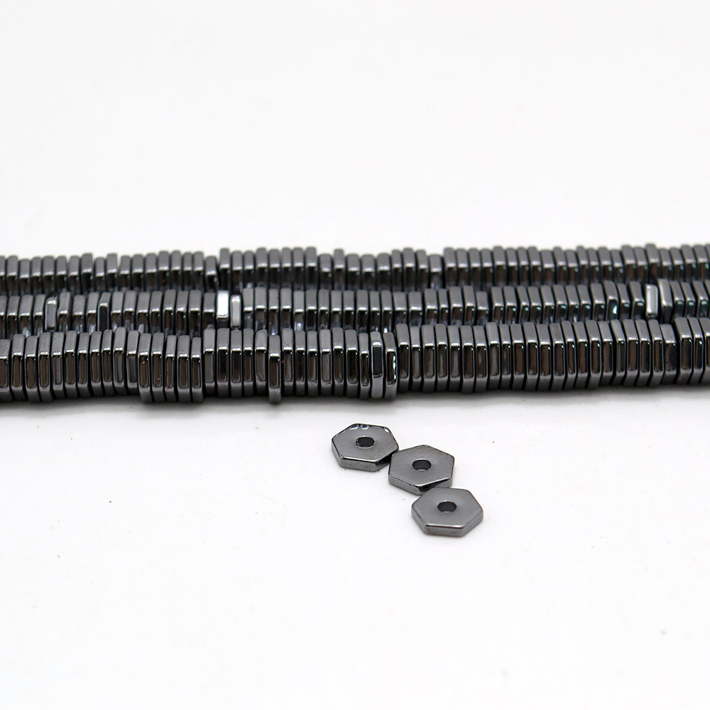 Фото товара гематит разделитель шестиугольный 5*1мм 