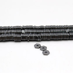 Гематит разделитель шестиугольный 5*1мм 