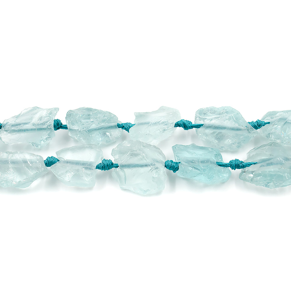 Аквакварц галтовка необработанная от 12*8 до 17*11 мм