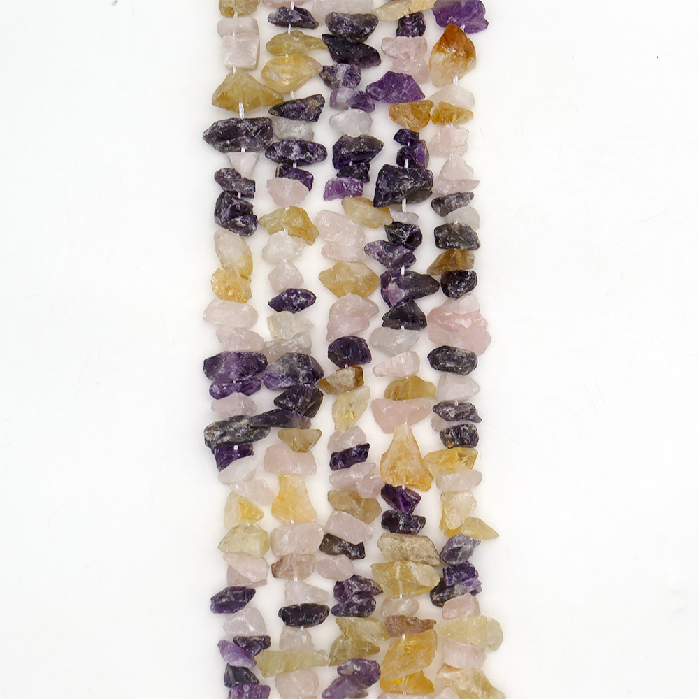 Фото товара аметист,розовый кварц,цитрин галтовка необработанная 12*6 до 18*8 мм