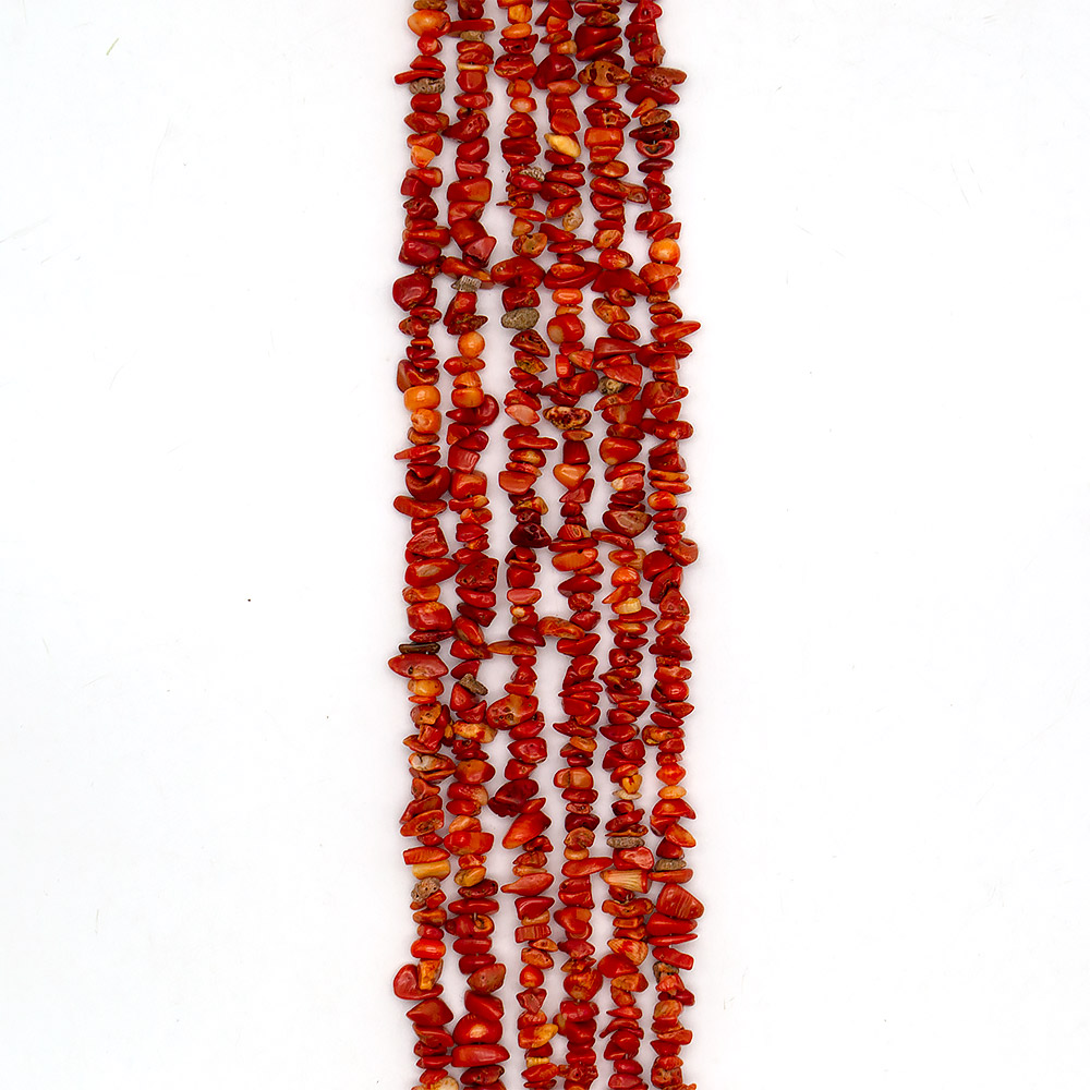 Коралл тонированный лососевый крошка темная