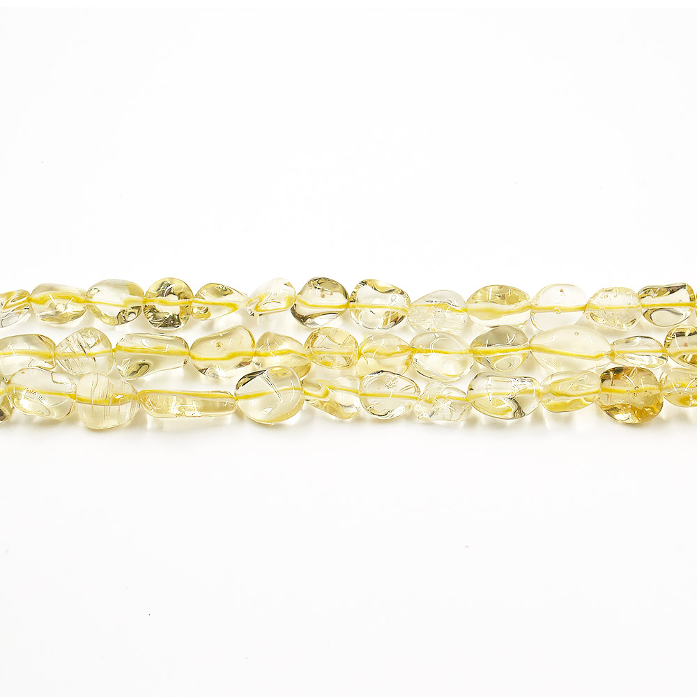 Цитрин лимонный галтовка 10*8 мм