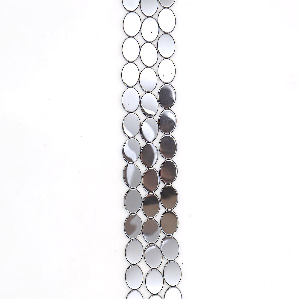 Гематит таблетка овальная плоская 18*13 мм 