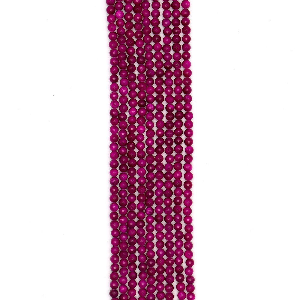 Кальцит пигментированный фуксия светлая 6 мм