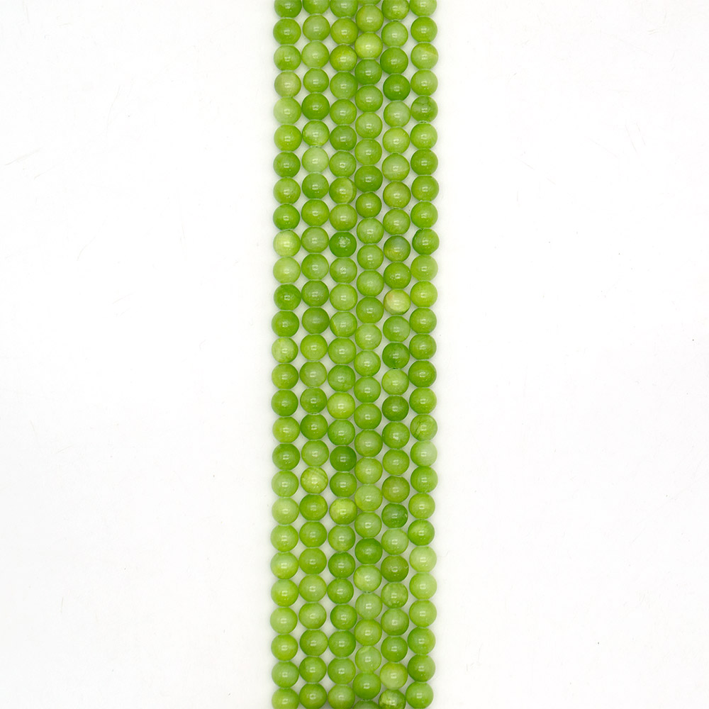 Фото товара кальцит тонированный светло-зеленый 8 мм