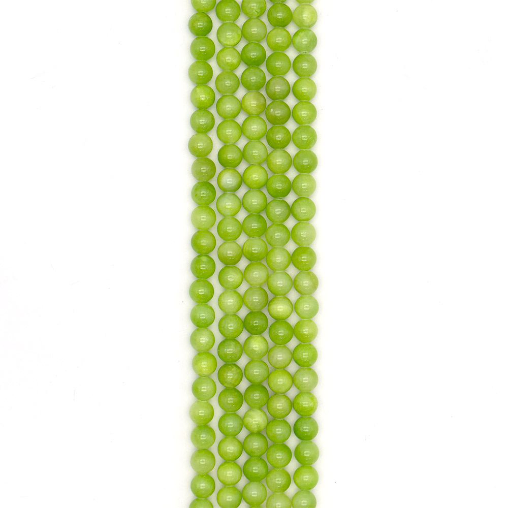 Фото товара кальцит тонированный светло-зеленый 10 мм