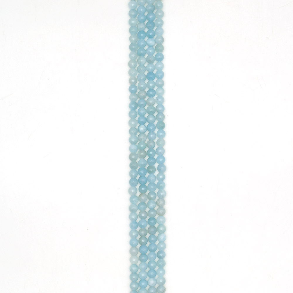 Фото товара кальцит тонированный голубой микс 6 мм