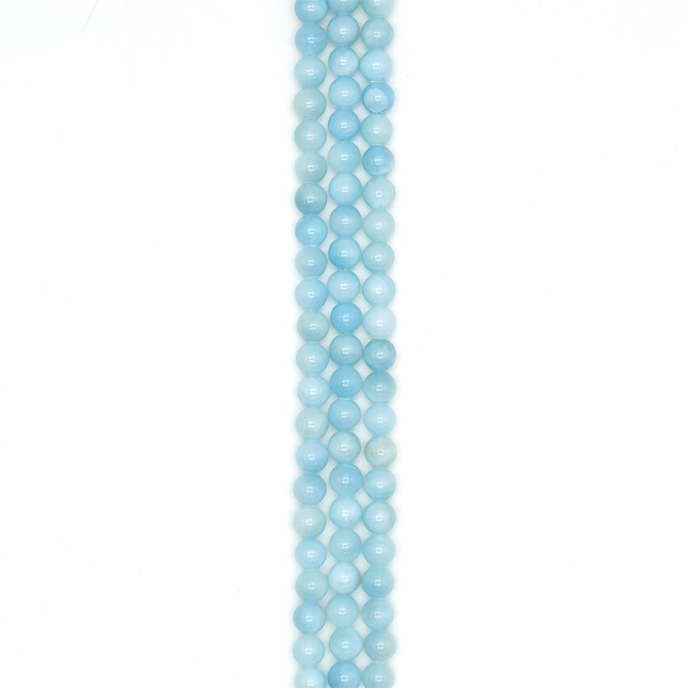 Фото товара кальцит тонированный голубой микс 10 мм