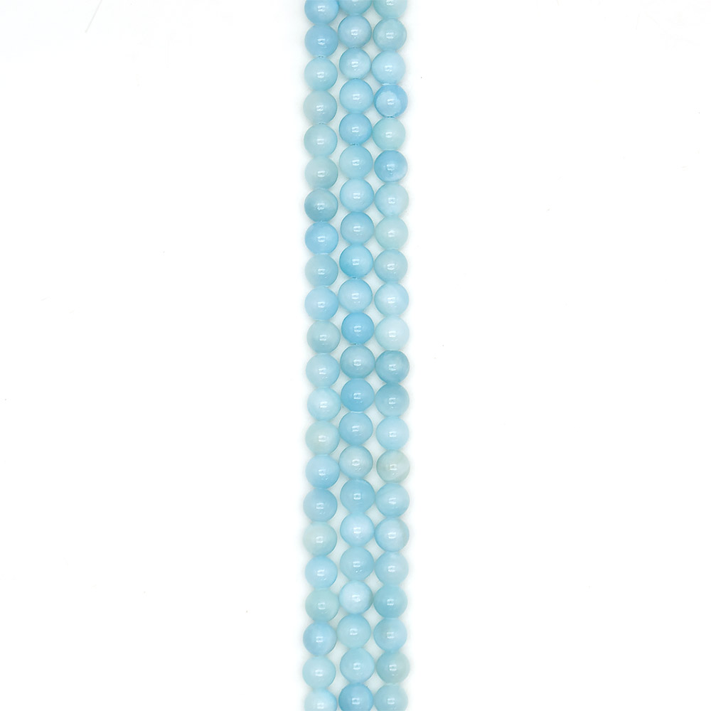 Кальцит тонированный голубой микс 10 мм