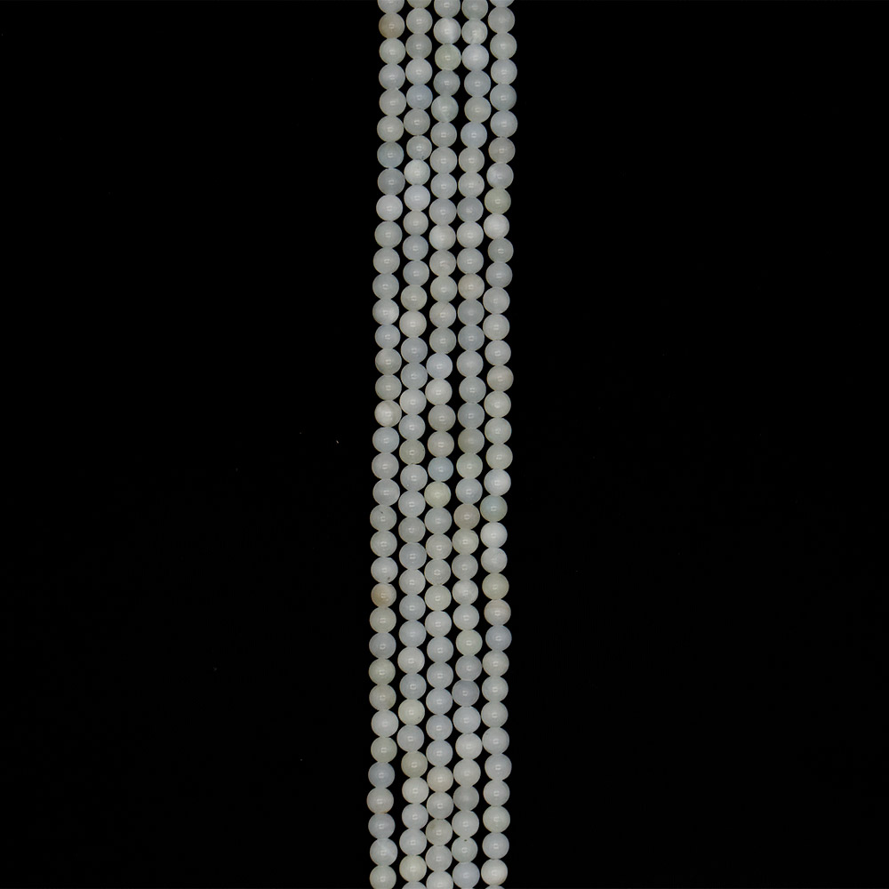 Фото товара кальцит тонированный бело-голубой микс 6 мм