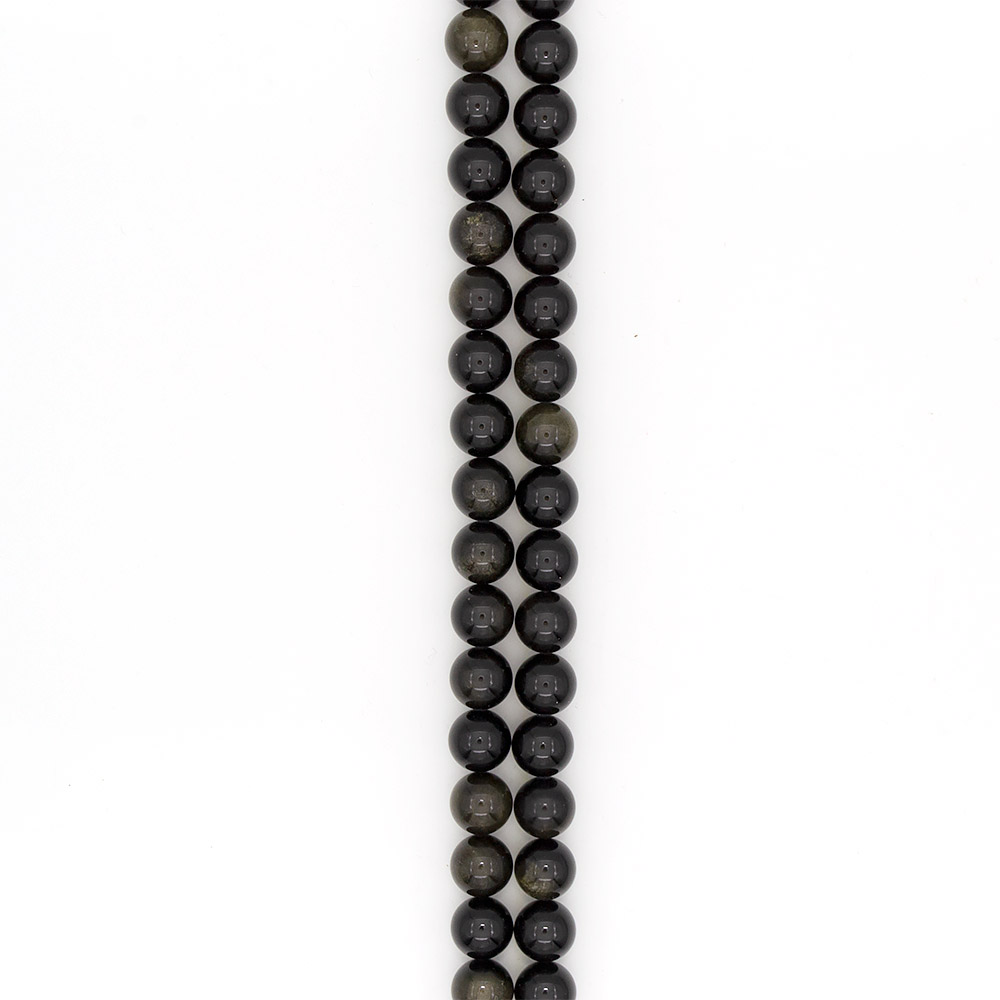 Фото товара обсидиан золотистый 14 мм