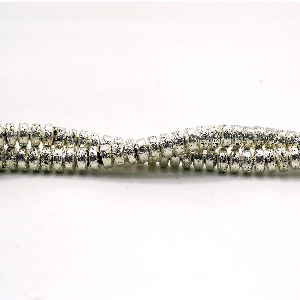 Лава с покрытием серебро шайба выпуклая 7*2 мм