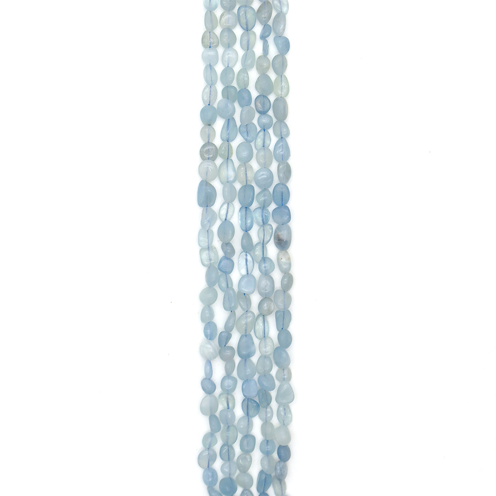 Фото товара аквамарин галтовка 8*10 мм