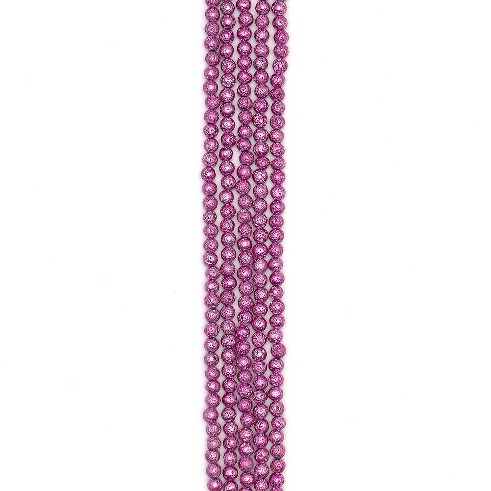 Лава с покрытием цвет фуксия 6 мм