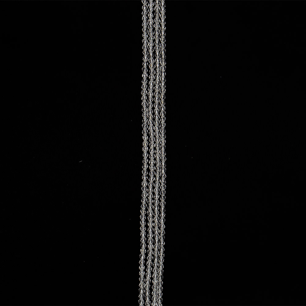 Фото товара горный хрусталь крупная грань 4 мм