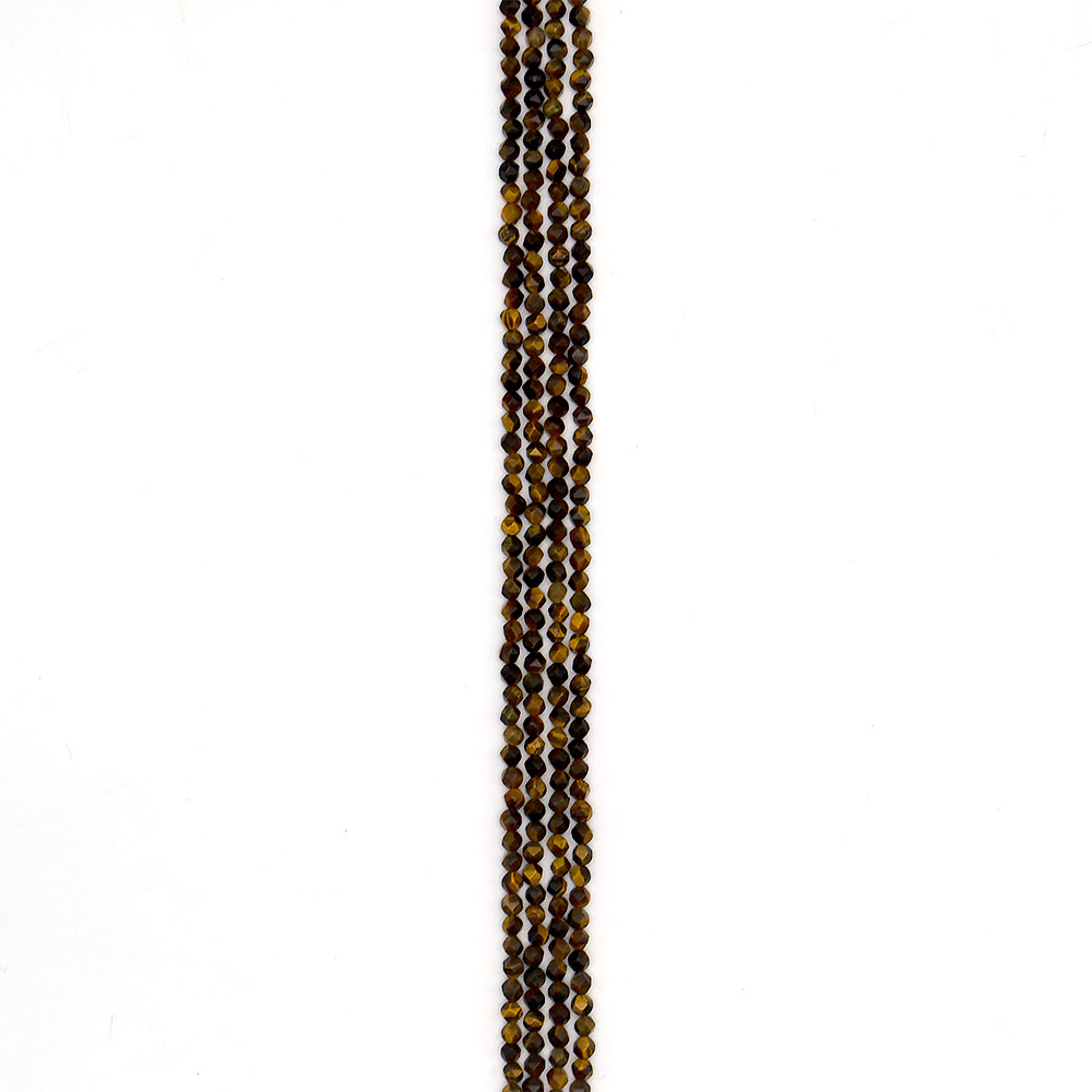 Тигровый глаз крупная грань 4 мм