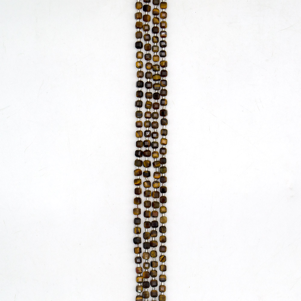 Фото товара тигровый глаз кубик 5*5 мм грань