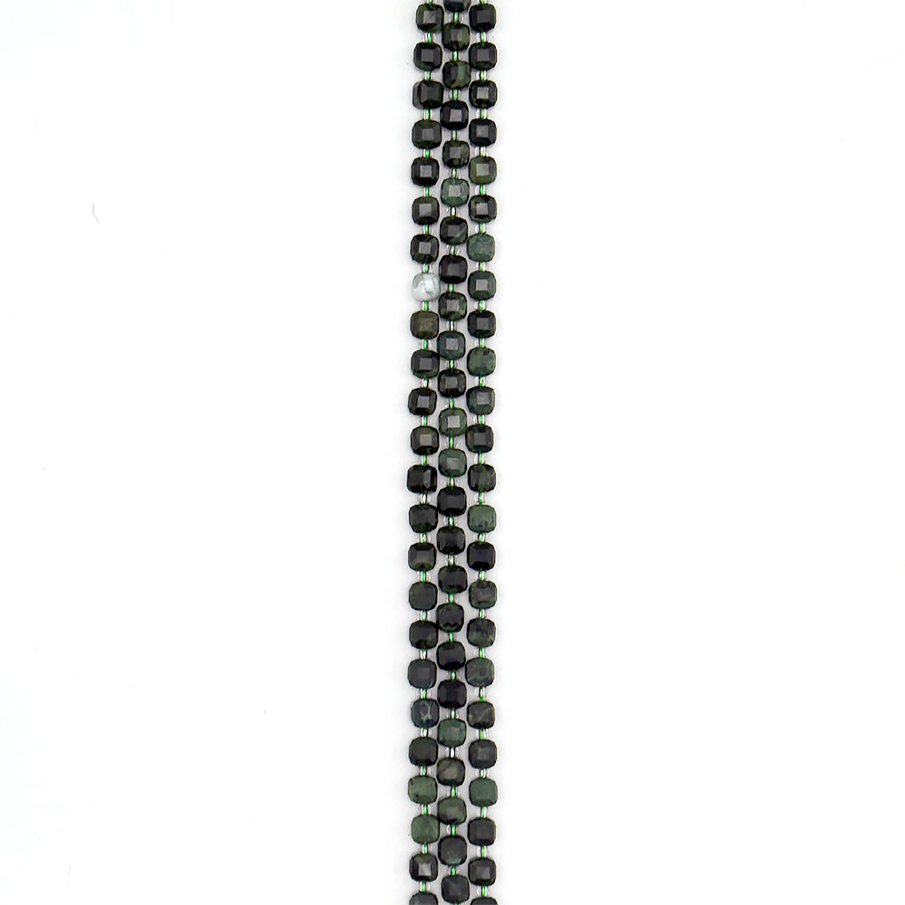 Яшма камбаба кубик граненый 7*7 мм