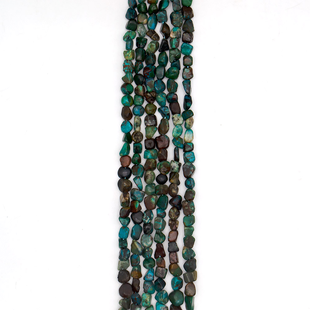 Хризоколла галтовка квадратная 8*10 мм