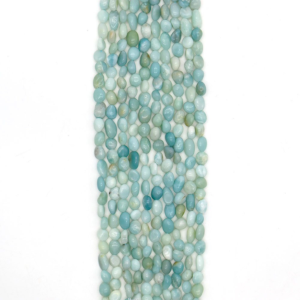 Амазонит светлый галтовка 10*8 мм