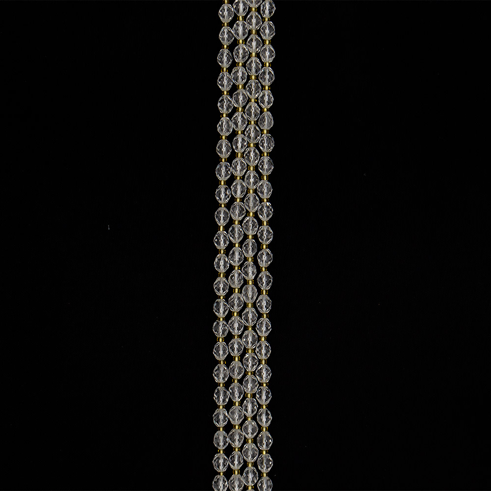 Фото товара горный хрусталь рис грань 8*6 мм