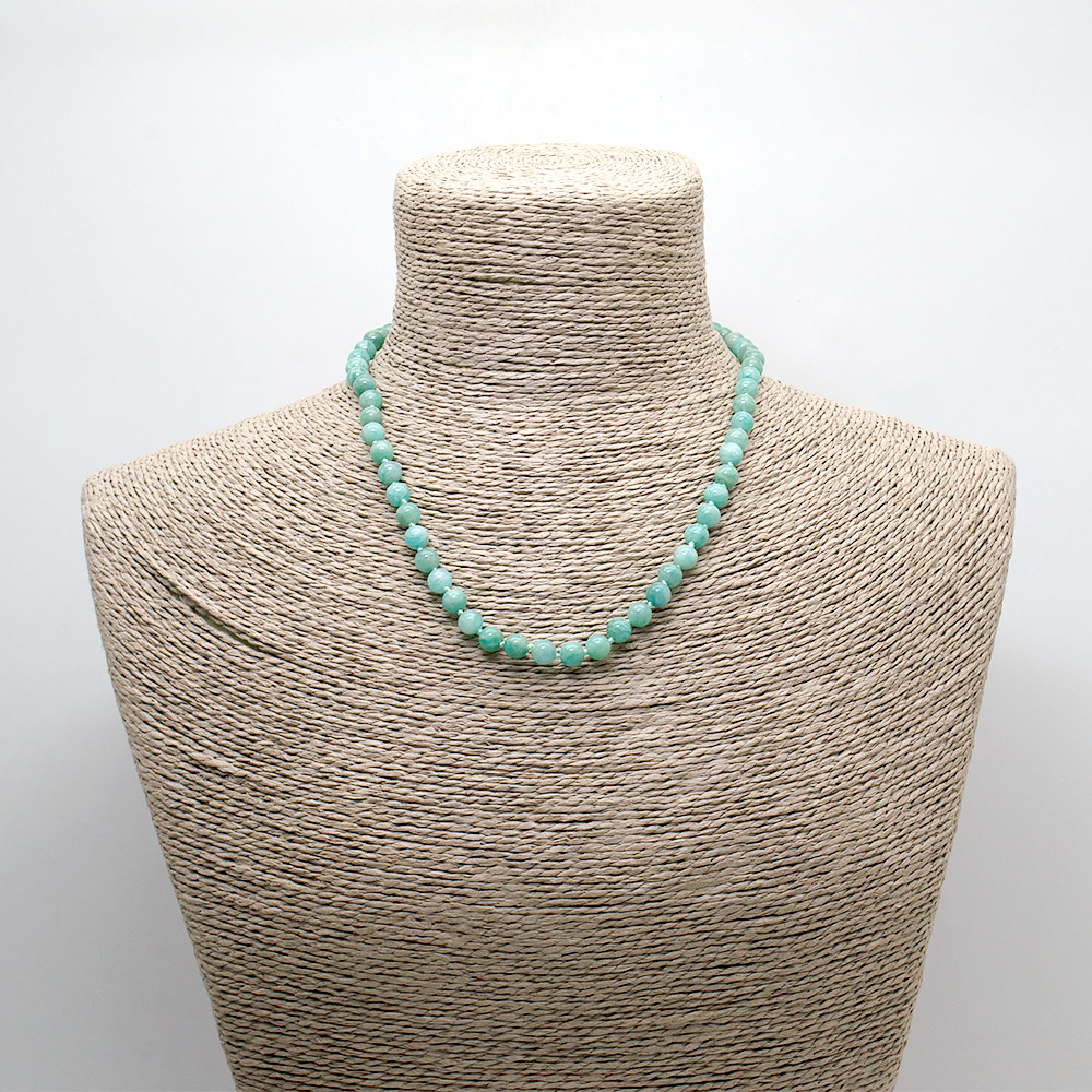 Фото товара бусы из амазонита 6 мм