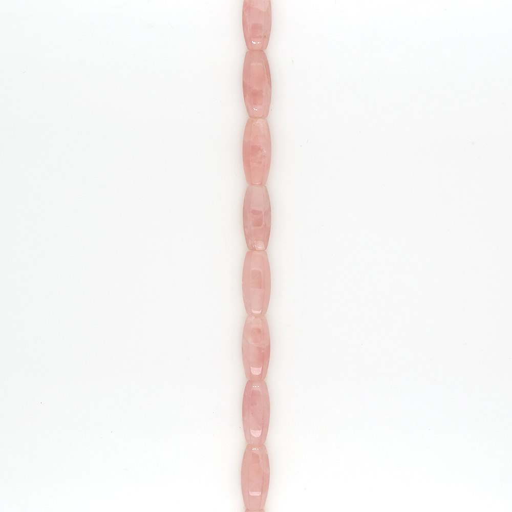 Фото товара розовый кварц бочата 30*12 мм