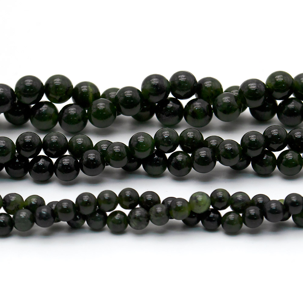 Фото товара нефрит канадский темный шар