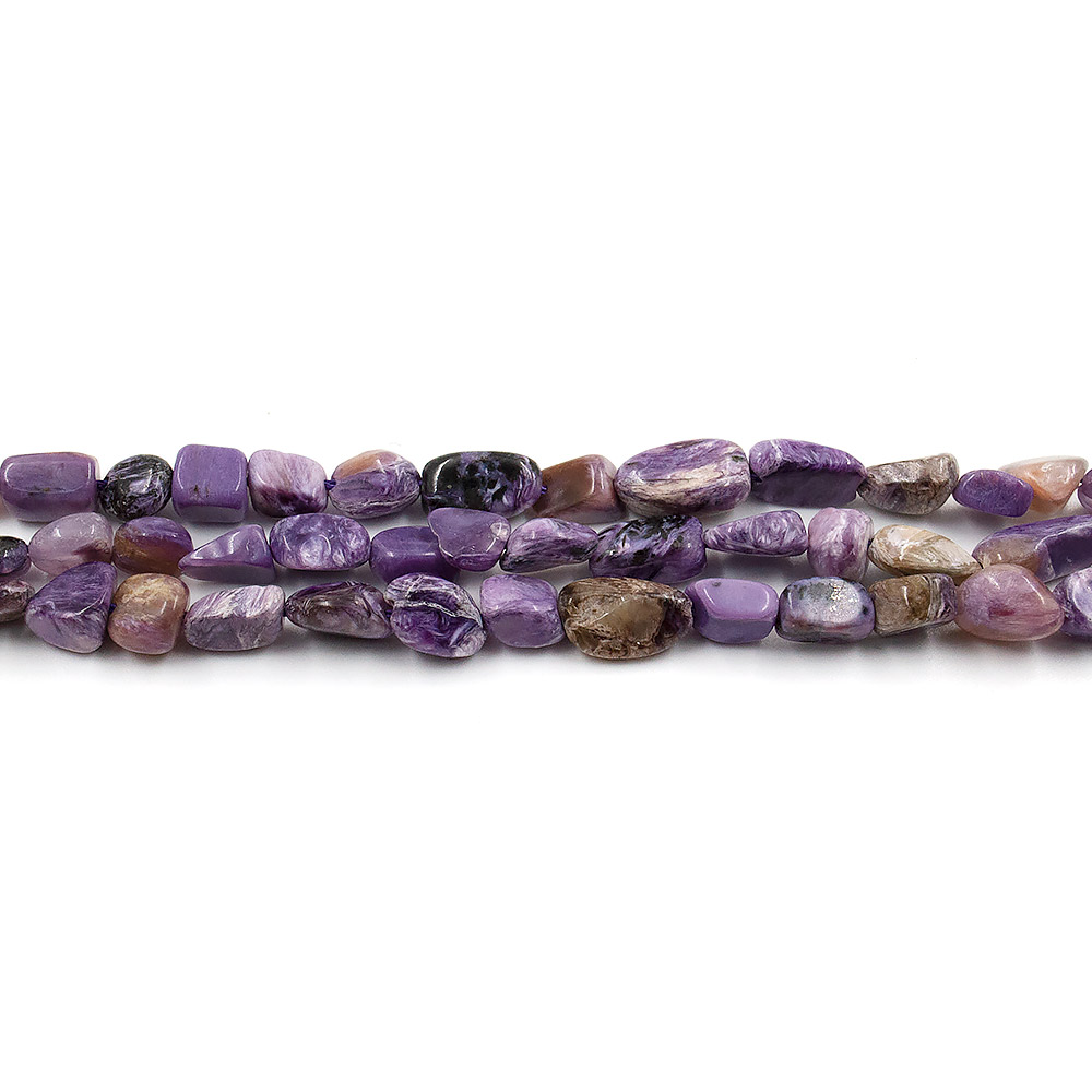 Чароит галтовка 8*6 мм