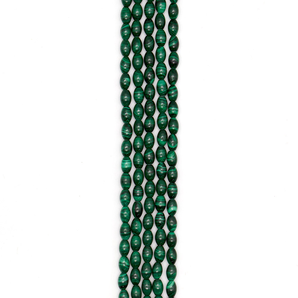 Фото товара малахит натура бочонок 12*8 мм