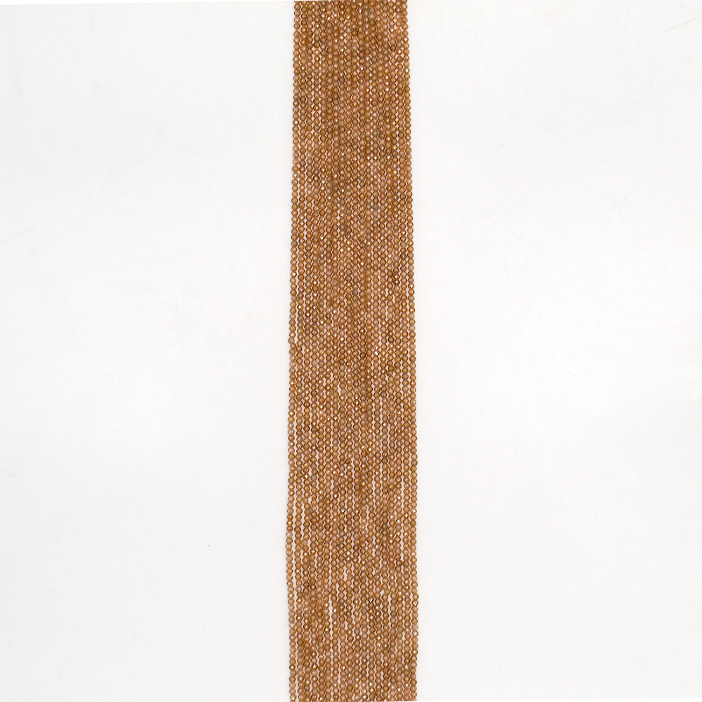 Циркон цвет солнечный темный грань шар 2 мм