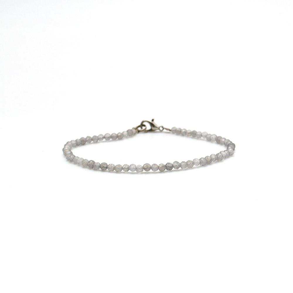 Фото товара браслет из лабрадора 3 мм грань